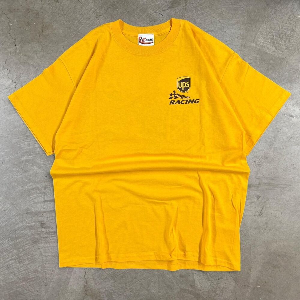2000s NASCAR Racing Dale Jarrett 44 Men's Yellow T-shirt